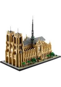 Resim LEGO® Architecture Notre Dame Katedrali 21061 - Yetişkinler için Dekoratif ve Sergilenebilir Model Yapım Seti (4383 Parça) 