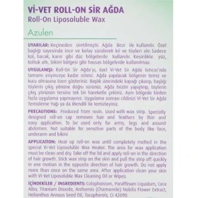 Resim Vuralsin38 Vivet Roll-On Sir Ağda Azulen 100 ml 