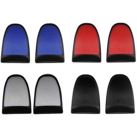 Resim 2 Çift Gamepad Genişletilmiş Düğmeler L2r2 Ps4 İçin Uygun Düğmeler Kırmızı 