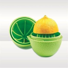Resim TİCARETSEPETİM BUFFER® Hazneli Kapaklı Hijyenik Pratik Kolay Limon Sıkacağı Aparatı 