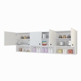 Resim Kenzlife hazır mutfak konsta byz 060*150*22 mutfak banyo dolabı kapaklı raflı 