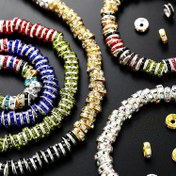 Resim 500 Adet Karışık Renk Yuvarlak Aralayıcı Boncuk, 8mm Reçine Aralayıcı Boncuklar, DIY Takı Kolye Bilezik Pandantif İçin Uygun, Çoklu Renk Seçenekleri 