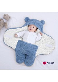 Resim Hilyus 0-12 Ay Bebek Dış Kundak Welsoft Battaniye Ayaklı Model 