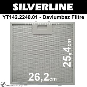 Resim Silverline Uyumlu 2238 RETRO Rustik Davlumbaz Filtresi YT142.2240.01 - 