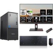 Resim Lenovo Thinkcentre Neo 50T Gen 5 Intel Core I7 13700 24GB 2tb SSD RTX3050/6GB 27" Fhd Monitör W11P Masaüstü Bilgisayar & Per4 USB Bellek 12UB000LTRMNT3394 