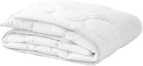 Resim IKEA Bebek Yorganı, Beyaz-Gri Renk MeridyenDukkan 110x125 cm Pamuk/Liyosel 