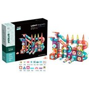Resim Magnetic Tiles 3D Mıktnatıslı Light Manyetik Yapı Blokları 140 Parça 