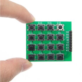 Resim Genel Markalar 4 X 4 Matrix Keyboard Keypad 16 Buton Tuş Takımı Keyboard Klavye Alarm Şifre Kilit Güvenlik Röle 