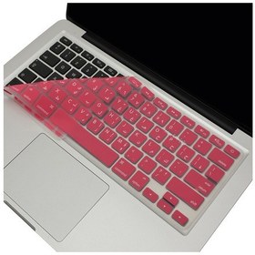 Resim Arapça Klavye Apple Uyumlu MacBook Air Pro Klavye Koruyucu Ustip Eski Usb'li Model 2008/2017 İle Açık Pembe 