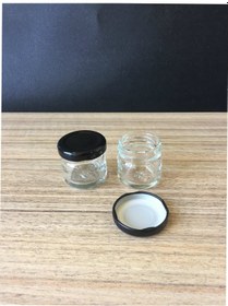 Resim 29 Cc Cam Kavanoz - 110 Adet 1 Koli - Siyah Kapak 