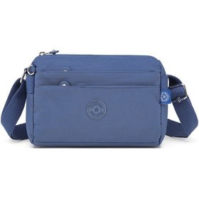 Resim Smart Bags Günlük Küçük Boy Su Geçirmez Hafif Krınkıl Kumaş Kadın Çapraz Çanta Mavi 