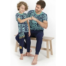 Resim Rolypoly Roly Poly 2371 Freedom Genç Erkek Kısa Kol Pijama Takımı 