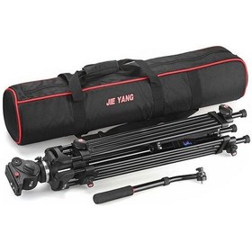 Resim Jieyang Jy0508Ad Profesyonel Video Tripod 