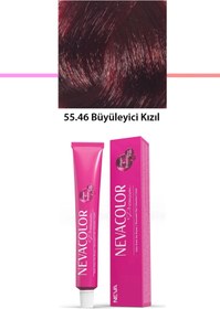 Resim Genel Markalar Premium 55.46 Büyüleyici Kızıl - Kalıcı Krem Saç Boyası 50 g Tüp 