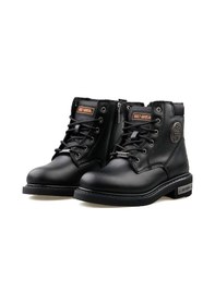 Resim Harley Davidson 025g100128 Jim Black Yağlı Deri Kadın Günlük Bot 025g100128-jım-black-yaglı-derı Siyah 025g100128-jım-black-yaglı-derı Siyah 