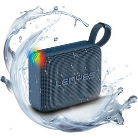 Resim Lenyes S216 Su Geçirmez Özellikli Rgb Işıklı Askılı Mini Bluetooth Speaker Hoparlör V5.3 