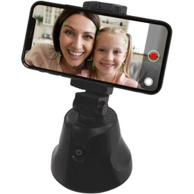 Resim MF PRODUCT Fit N Joy 0547 360 Siyah Derece Yüz Takip Telefon Tutucu Smart Gimbal 