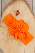 Resim Babygiz Kız Bebek Turuncu Bahar Serisi Bandana 