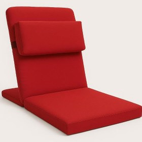 Resim Backjack XL Meditasyon Sandalyesi, Yastıklı, 55x40x40 cm, Fermuarlı Kılıf (Kırmızı) 