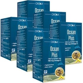 Resim Ocean Plus 1200 Mg Omega3 Balık Yağı 50 Kapsül X 6 Adet 