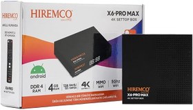 Resim Hiremco X6 PRO MAX 128GB Android Box 