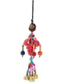 Resim Büro Ev Ofis Dekoru İçin Aztek Stil Renkli Rüzgar Çanı 