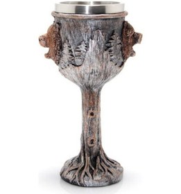 Resim Ayı Tasarımlı Paslanmaz Çelik Kadeh Bardak 