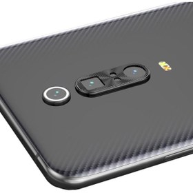 Resim Microcase Xiaomi Mi 9t Kamera Lens Koruma Halkası Kapalı Tasarım Siyah 