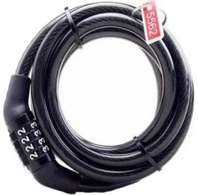 Resim Streak Şifreli Çelik Kilit Bisiklet Motosiklet Güvenlik Kilidi Bebek Arabası 