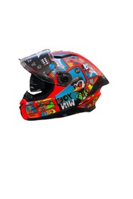 Resim AXXIS Panther Sv Goose Game A5 Matt Motosiklet Kaskı 