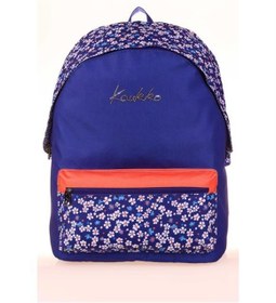 Resim Kaukko Hat Sırt Çantası (navy Blue Flowers) K1664 