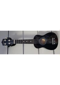 Resim Cremonia Au01l-21bk 21 İnç Soprano Ukulele - Parlak Siyah Başlangıç Seviye Ihlamur Ağacı Gövde, Yumuşak Naylon Teller Ve Kompakt Taşınabilir Boyut 