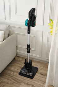Resim Homend Dustrider 1264H Şarjlı Turbo Başlıklı Dikey Süpürge Siyah 
