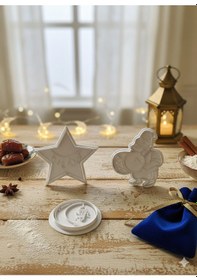 Resim Ramazan Ayı Temalı Kurabiye Kalıbı Seti 3'lü Beyaz 