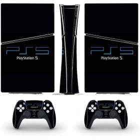 Resim Kt Grup Sanatsal Kontroller Playstation 5 Slim Disk Versiyon Sticker Kaplama Seti 