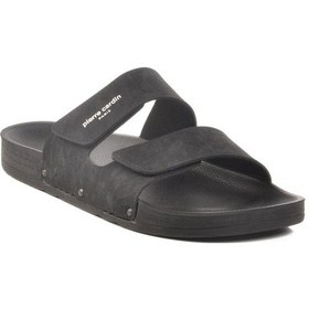 Resim Pierre Cardin Pc-7039 M Büyük Numara Siyah Erkek Terlik Siyah 