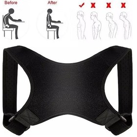 Resim Raj Dik Duruş Korsesi Kambur Kifoz Skolyoz Sırt Omuz Medikal Korse 