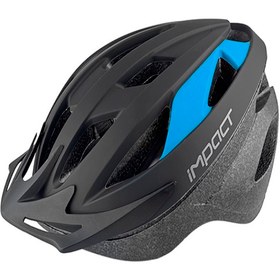 Resim Impact Kask - Vernıon, Işıklı, Siyah-mavi, L 