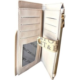 Resim Just Polo Jp09 20 Kartlı Çok Bölmeli Kadın Cüzdanı Ozt09 18cmx10cm Vizon Kum Vizon - Kum 