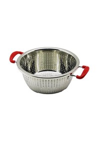 Resim 24cm Plastik Kulplu Çelik Sepet Metal Süzgeç 5311 Renkli 