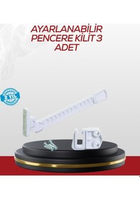 Resim İçe Açılan Camlar İçin Emniyet Kilidi Seti 3 Lü Çok Renkli 