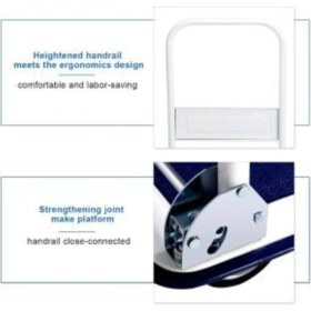 Resim Özgürce Dayanıklı Katlanır Yük Taşıma Arabası 175 Kg, Pratik ve Güçlü Tasarım 