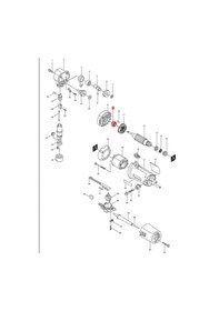 Resim Makita JN1601 Rulman 608 Ürün Kodu 210005-4 