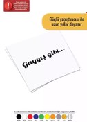 Resim Genel Markalar Gayyış Gibi Sticker Oto Motor Laptop Duvar Folyo Sticker 15 X 3 Cm 