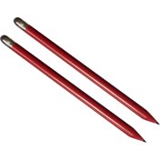 Resim 2 Adet / Parça Pc Tablet Telefon Metal Kalem Stil Ince Uzun Kapasiteli Stylus 
