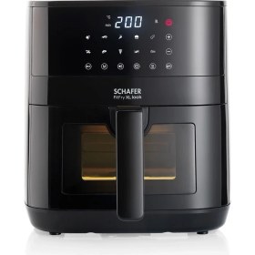Resim Schafer Fit Fry Xl Look Dijital Airfryer 0,9 lt Kapasite Tek Hazne Isı Ayarı Özellikli 