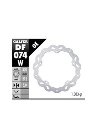 Resim Honda Nc 700 S Ön Fren Diski 320 Mm 2012-2013 Abs'li Modellere Galfer Dalgalı Sabit Disk 