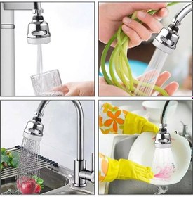 Resim Tasarruflu 3 Fonksiyonlu Musluk Başlığı ( Hortumsuz ) Krom 