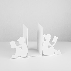 Resim KT-010-A Dekoratif Metal Kitap Tutucu | ByLamp 