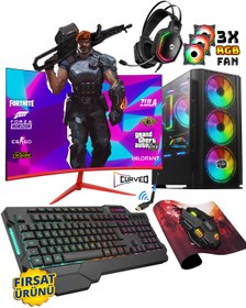 Resim Zeiron Tsx90 Ryzen 5 3600 16gb 256gb M.2+1tb Rx580 24" 165hz Oyuncu Bilgisayarı 